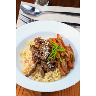 Filet Tips w/ Mushrooms & Onions